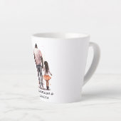 黒い父と娘の絆(5) カフェラテマグ (右アングル)