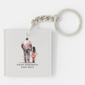 黒い父と娘の絆(5) キーホルダー (裏面)