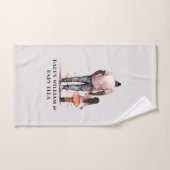 黒い父と娘の絆(5) バスタオルセット (ハンドタオル)