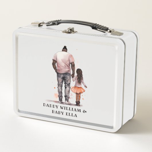 黒い父と娘の絆(5) メタルランチボックス (正面)