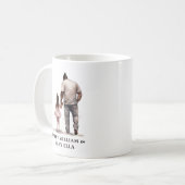 黒い父と娘の絆(6) コーヒーマグカップ (正面左)