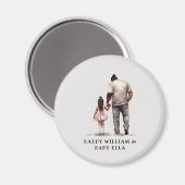 黒い父と娘の絆(6) マグネット (正面/裏面)