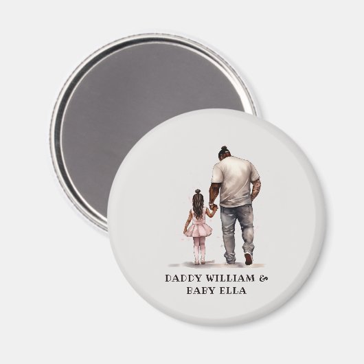 黒い父と娘の絆(6) マグネット (正面/裏面)