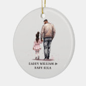 黒い父と娘の絆(7) セラミックオーナメント (左)