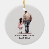 黒い父と娘の絆(7) セラミックオーナメント (裏面)