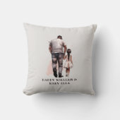 黒い父と娘の絆(8) クッション (正面)