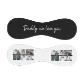 黒い父と子供と家族のパパ写真 野球ボール (パネル)