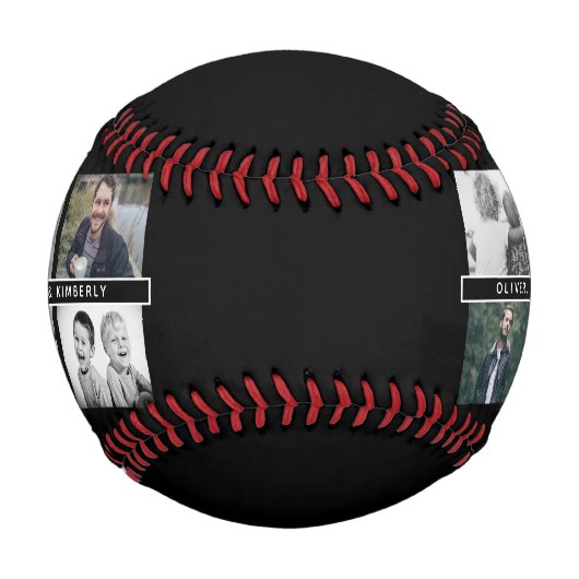 黒い父と子供と家族のパパ6 Photo 野球ボール (裏面)