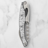 黒い牛のコルクねじ ソムリエナイフ (裏面)