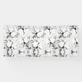 黒い牛のバナー 横断幕 (横)