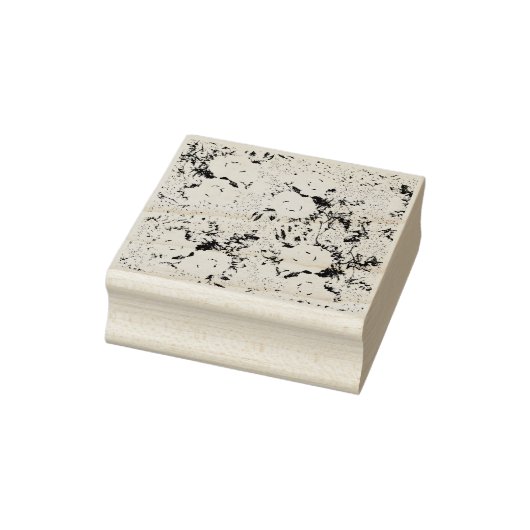 黒い牛の木のアートスタンプ ラバースタンプ (スタンプ)