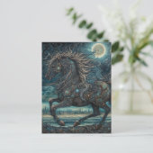 黒い牡馬 ポストカード (スタンド正面)