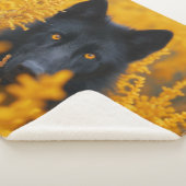 黒い犬と素晴らし金ゴールド シェルパブランケット (3/4)