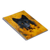 黒い犬と素晴らし金ゴールド ノートブック (右側)