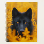 黒い犬と素晴らし金ゴールド プランナー手帳 (正面)