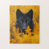 黒い犬 ジグソーパズル (縦)