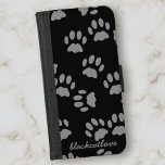 黒い猫の手の印刷パターン GALAXY S5 ウォレットケース<br><div class="desc">爪先をtouchして手を触れさせたくない時に手を伸ばそうとした事は？私も。この黒と灰色の前部印刷パターンの電話ケースに名前を追加すもしる（ユーザーのみ）</div>