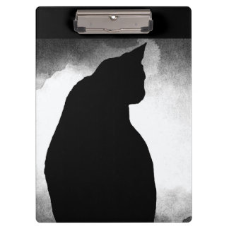 黒い猫シルエットクリップボード クリップボード