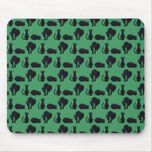 黒い猫ハロウィンピクセルアートパターン