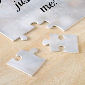 黒い猫好きイメやる気を起こさせるージと引用文ポスト ジグソーパズル (側面)