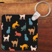 黒い猫 キーホルダー (裏面)