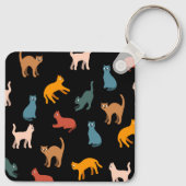 黒い猫 キーホルダー (裏面)