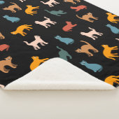 黒い猫 シェルパブランケット (3/4)