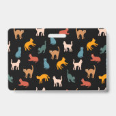 黒い猫 バッジ (裏面)