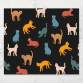 黒い猫 ビールラベル (シングルラベル)