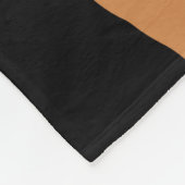 黒い猫 フリースブランケット (角)