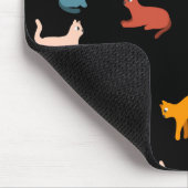 黒い猫 マウスパッド (コーナー)