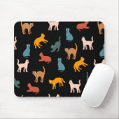 黒い猫 マウスパッド (マウス)