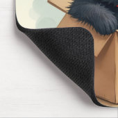 黒い猫 マウスパッド (コーナー)