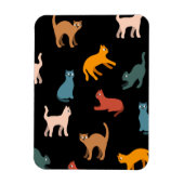 黒い猫 マグネット (縦)