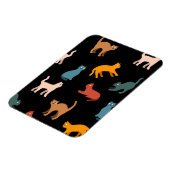 黒い猫 マグネット (左側)