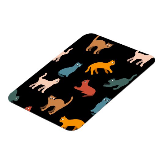 黒い猫 マグネット (左側)