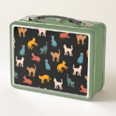 黒い猫 メタルランチボックス (裏面)