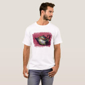 黒い玄武岩のティーポット Tシャツ (正面フル)