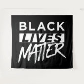 黒い生命は巨大な物質 タペストリー (正面(横))