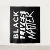 黒い生命は巨大な物質 タペストリー (正面)