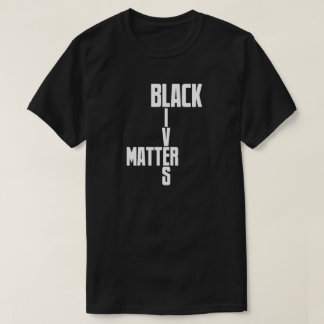 黒い生命問題のTシャツ Tシャツ