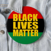 "黒い生命問題"の6インチ 缶バッジ (インサイチュ)