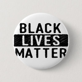 黒い生命問題-はっきりしたなデザイン-黒いプライド 缶バッジ