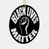 "黒い生命問題" セラミックオーナメント (右)