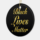 "黒い生命問題" セラミックオーナメント (左)