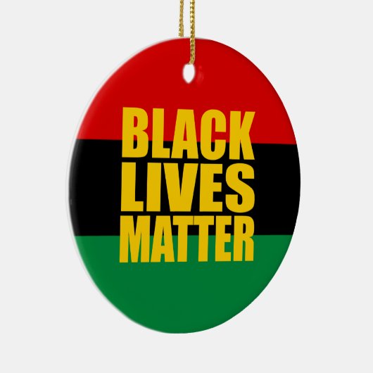 "黒い生命問題" セラミックオーナメント (右)