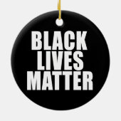 "黒い生命問題" セラミックオーナメント (裏面)