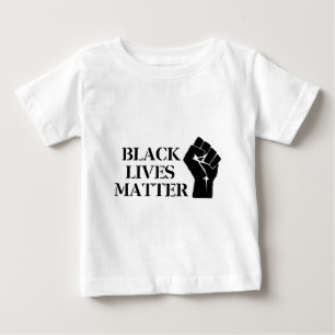 黒い生命問題 ベビーTシャツ
