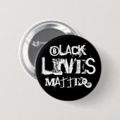 黒い生命問題 缶バッジ (正面&裏面)