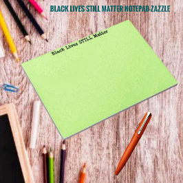 黒い生活の静物 ノートパッド